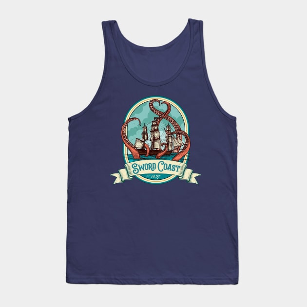 Sword Coast Tank Top by MindsparkCreative